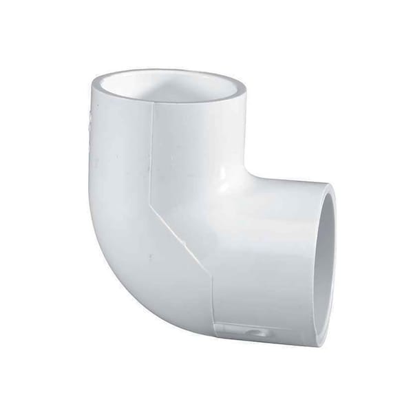 Thrifco Plumbing 1 Inch Slip x Slip PVC 90 Degree Elbow SCH 40 8114068 - main